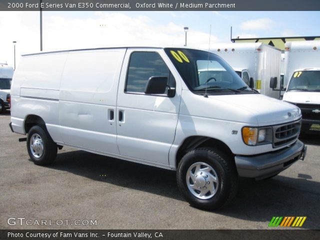2000 Ford E Series Van E350 Commercial in Oxford White