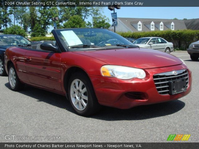 2004 Chrysler Sebring GTC Convertible in Inferno Red Pearl