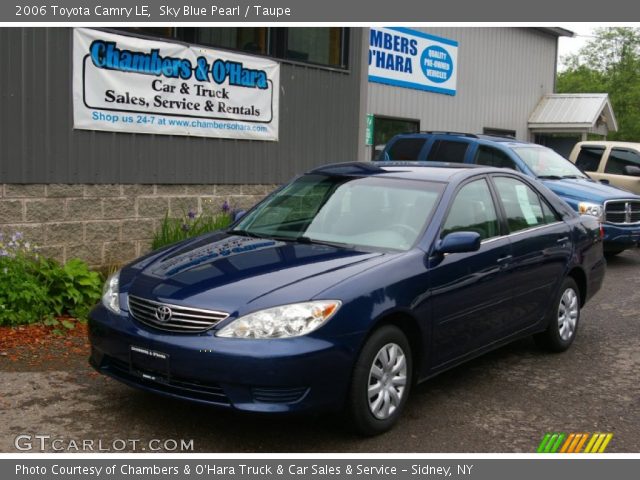 2006 Toyota Camry LE in Sky Blue Pearl