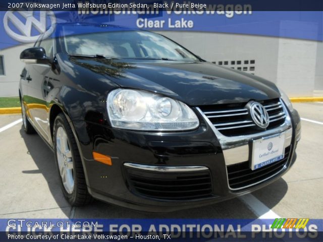 2007 Volkswagen Jetta Wolfsburg Edition Sedan in Black