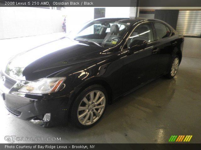 2008 Lexus IS 250 AWD in Obsidian Black
