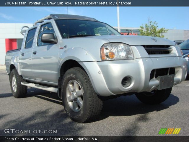 2004 Nissan Frontier SC Crew Cab 4x4 in Radiant Silver Metallic