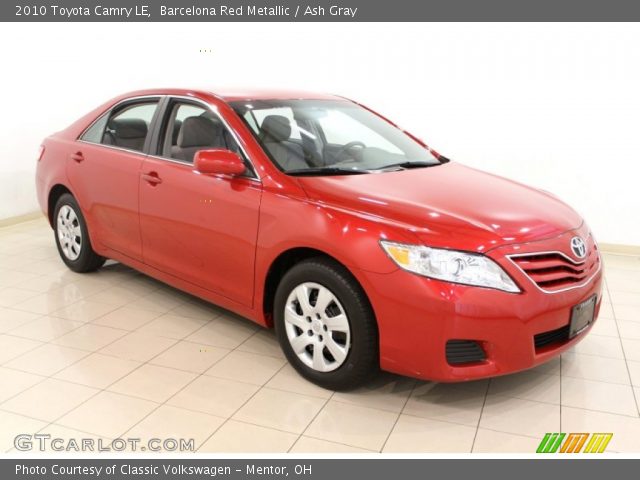 2010 Toyota Camry LE in Barcelona Red Metallic
