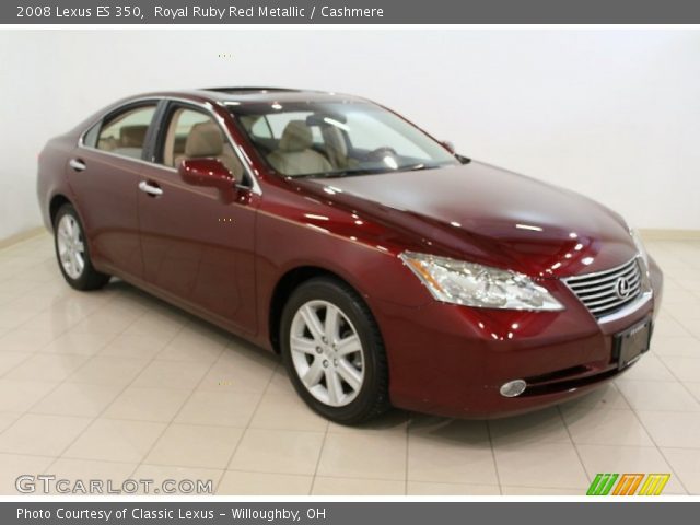 2008 Lexus ES 350 in Royal Ruby Red Metallic