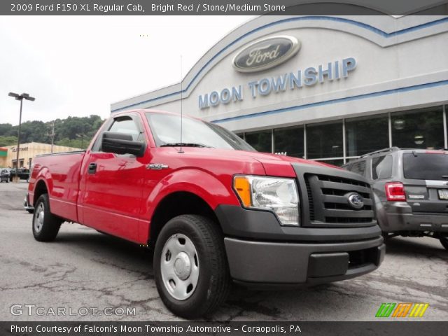 2009 Ford F150 XL Regular Cab in Bright Red