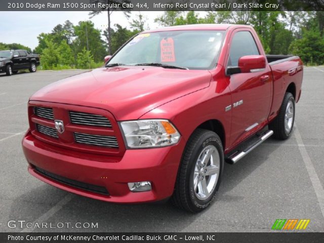 2010 Dodge Ram 1500 Sport Regular Cab 4x4 in Inferno Red Crystal Pearl