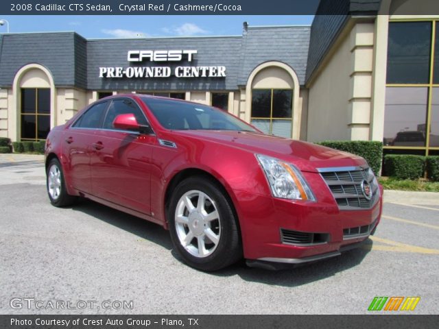 2008 Cadillac CTS Sedan in Crystal Red