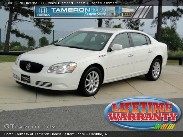 2008 Buick Lucerne CXL in White Diamond Tricoat