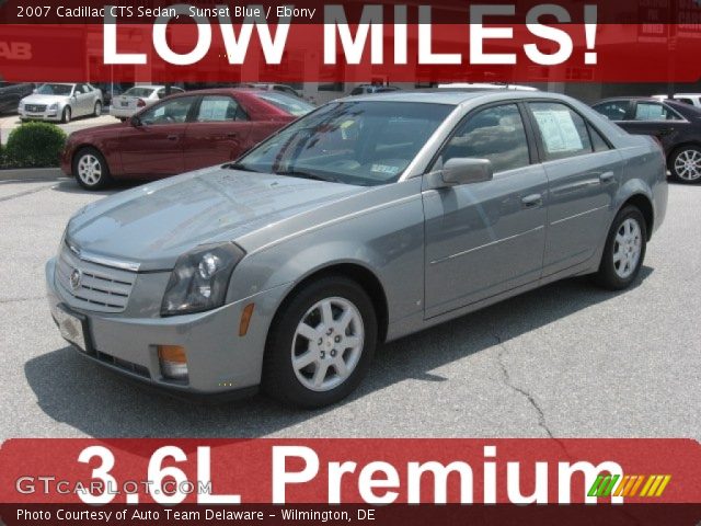 2007 Cadillac CTS Sedan in Sunset Blue