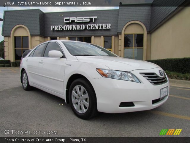 2009 Toyota Camry Hybrid in Super White