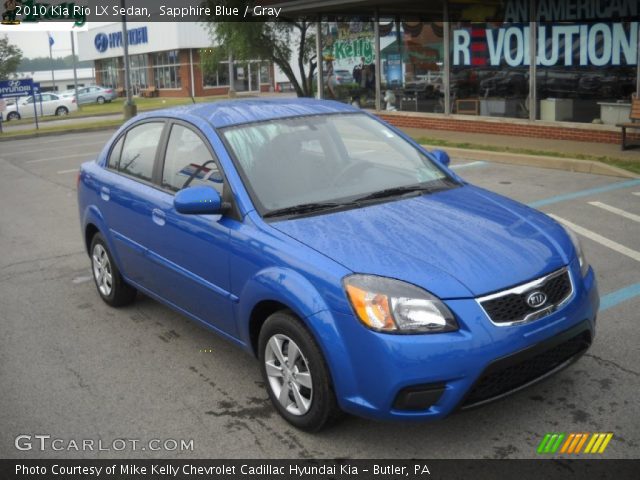 2010 Kia Rio LX Sedan in Sapphire Blue