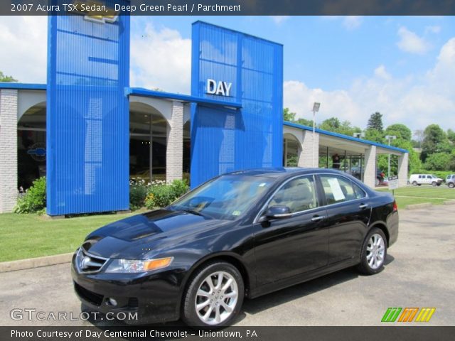 2007 Acura TSX Sedan in Deep Green Pearl
