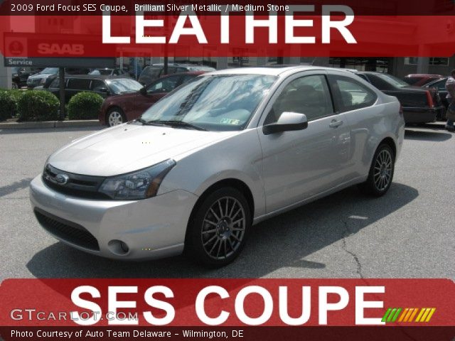 2009 Ford Focus SES Coupe in Brilliant Silver Metallic