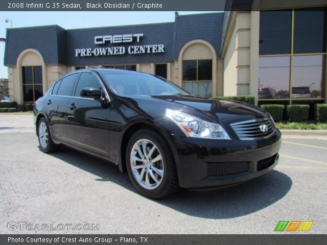 2008 Infiniti G 35 Sedan in Black Obsidian