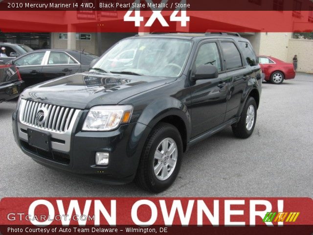 2010 Mercury Mariner I4 4WD in Black Pearl Slate Metallic