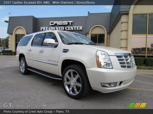 2007 Cadillac Escalade ESV AWD in White Diamond