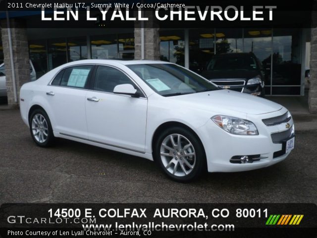 2011 Chevrolet Malibu LTZ in Summit White