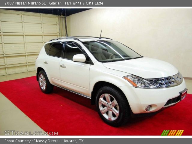 2007 Nissan Murano SL in Glacier Pearl White