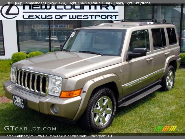 2006 Jeep Commander Limited 4x4 in Light Khaki Metallic
