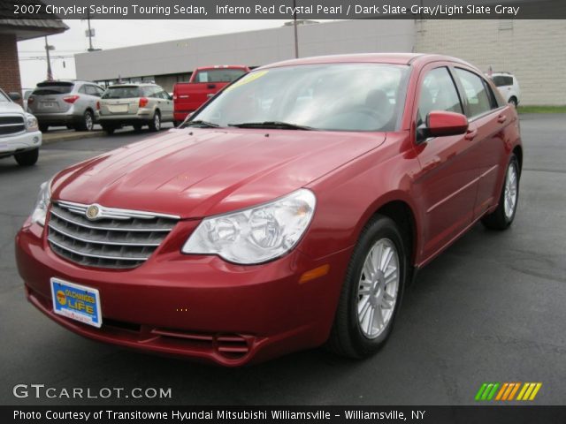 2007 Chrysler Sebring Touring Sedan in Inferno Red Crystal Pearl