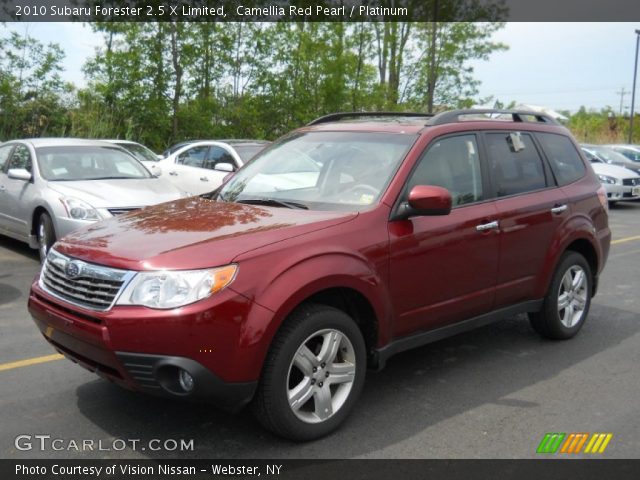 2010 Subaru Forester 2.5 X Limited in Camellia Red Pearl