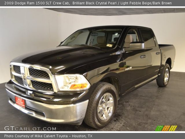 2009 Dodge Ram 1500 SLT Crew Cab in Brilliant Black Crystal Pearl