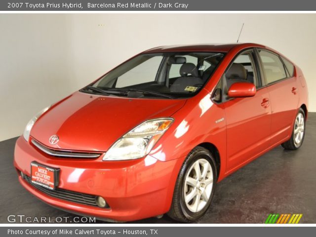 2007 Toyota Prius Hybrid in Barcelona Red Metallic
