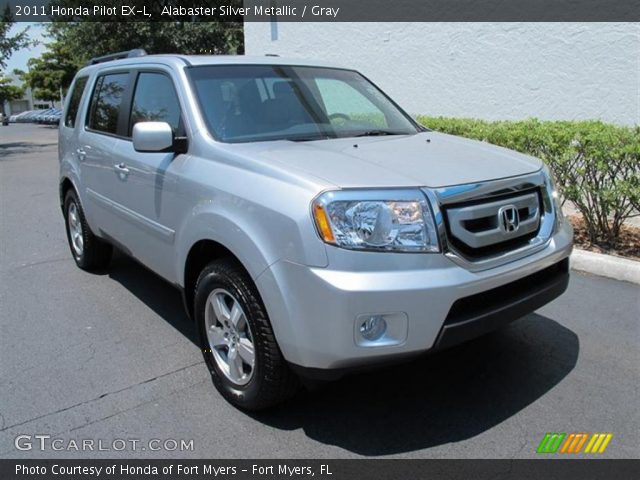 2011 Honda Pilot EX-L in Alabaster Silver Metallic