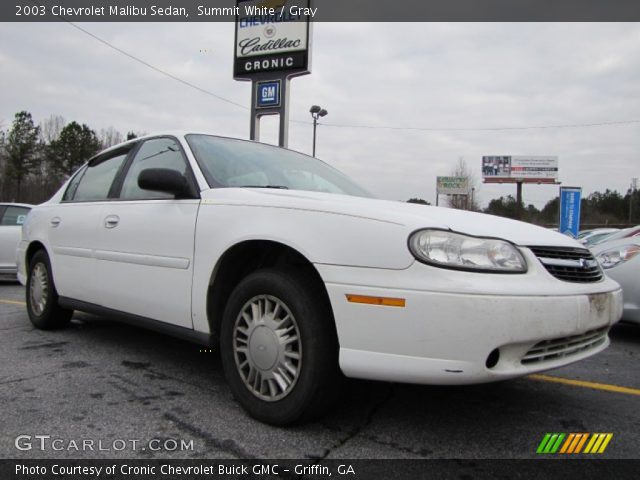 2003 Chevrolet Malibu Sedan in Summit White