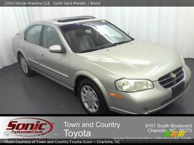 2000 Nissan Maxima GLE in Sunlit Sand Metallic