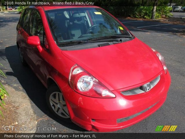 2008 Honda Fit Hatchback in Milano Red