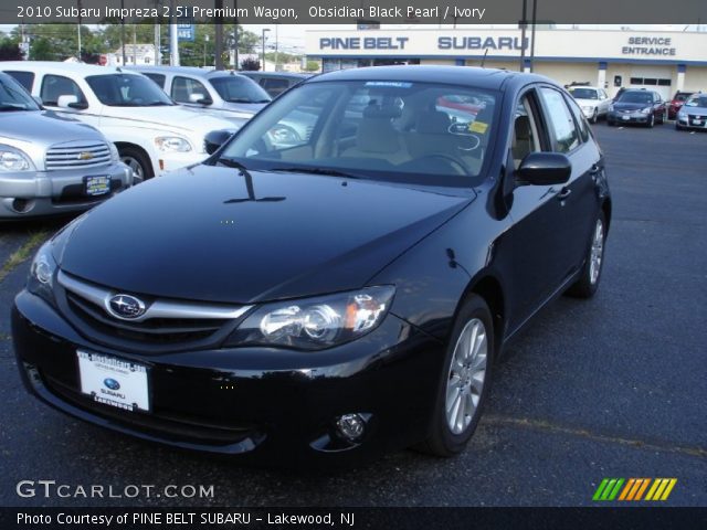 2010 Subaru Impreza 2.5i Premium Wagon in Obsidian Black Pearl