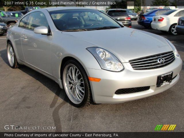 2007 Infiniti G 35 Coupe in Liquid Platinum Metallic