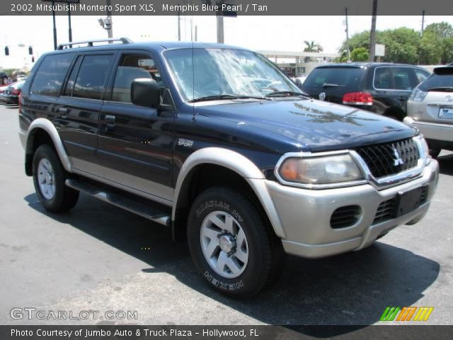 2002 Mitsubishi Montero Sport XLS in Memphis Blue Pearl