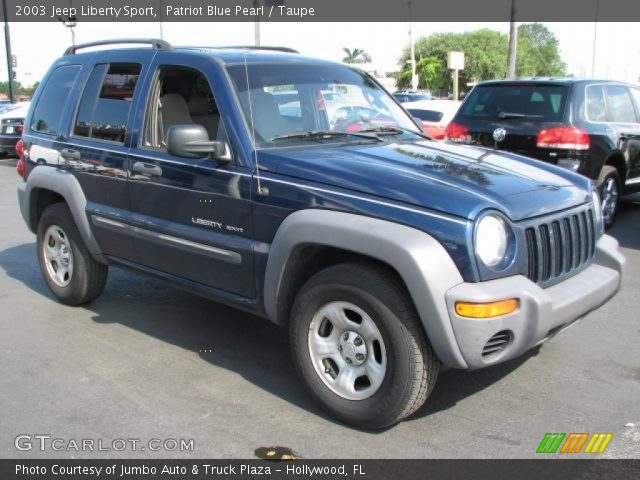 2003 Jeep Liberty Sport in Patriot Blue Pearl