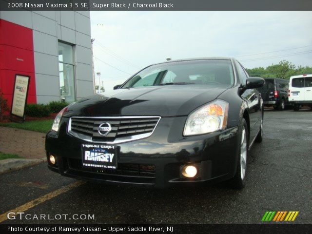 2008 Nissan Maxima 3.5 SE in Super Black