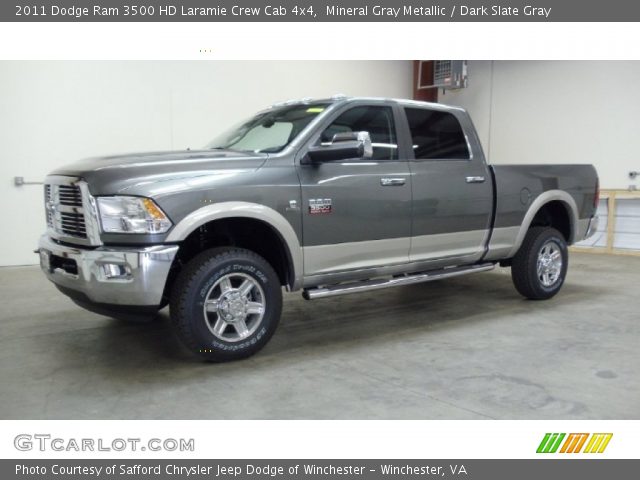 2011 Dodge Ram 3500 HD Laramie Crew Cab 4x4 in Mineral Gray Metallic