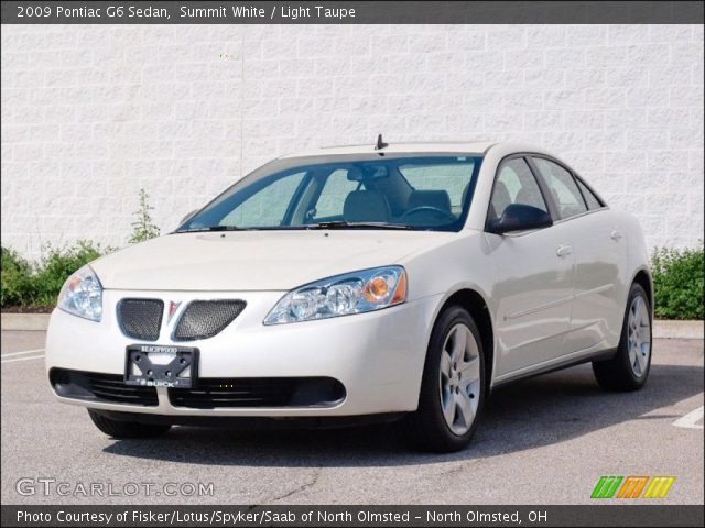 2009 Pontiac G6 Sedan in Summit White