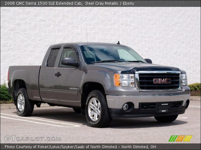 2008 GMC Sierra 1500 SLE Extended Cab in Steel Gray Metallic