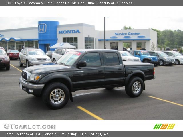 2004 Toyota Tacoma V6 PreRunner Double Cab in Black Sand Pearl