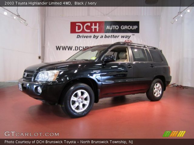 2003 Toyota Highlander Limited 4WD in Black