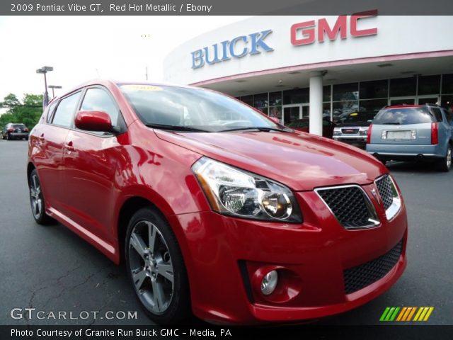 2009 Pontiac Vibe GT in Red Hot Metallic