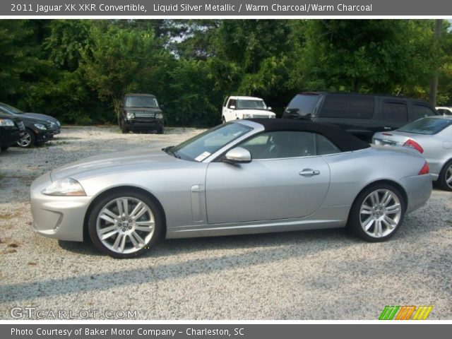 2011 Jaguar XK XKR Convertible in Liquid Silver Metallic