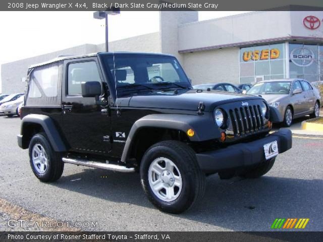 2008 Jeep Wrangler X 4x4 in Black