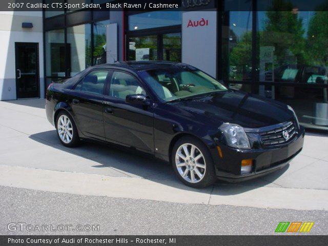 2007 Cadillac CTS Sport Sedan in Black Raven