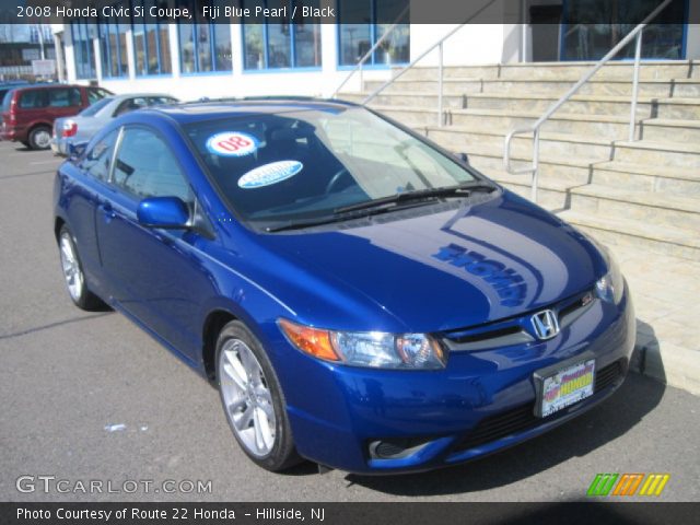 2008 Honda Civic Si Coupe in Fiji Blue Pearl