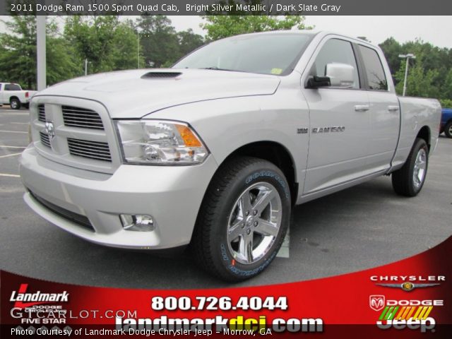 2011 Dodge Ram 1500 Sport Quad Cab in Bright Silver Metallic