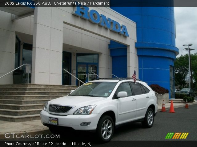 2009 Lexus RX 350 AWD in Crystal White Mica