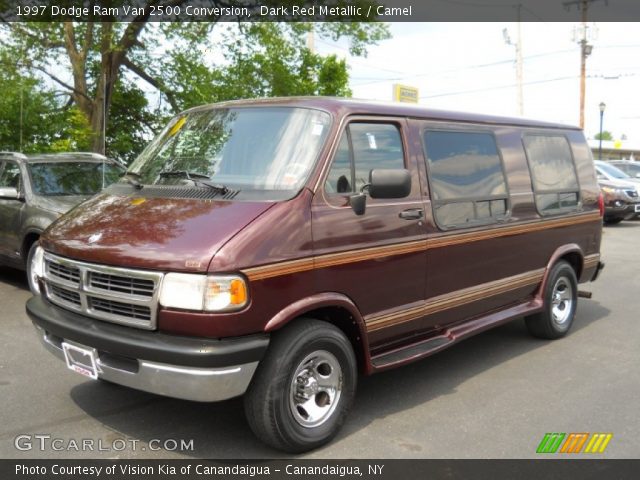 1997 Dodge Ram Van 2500 Conversion in Dark Red Metallic