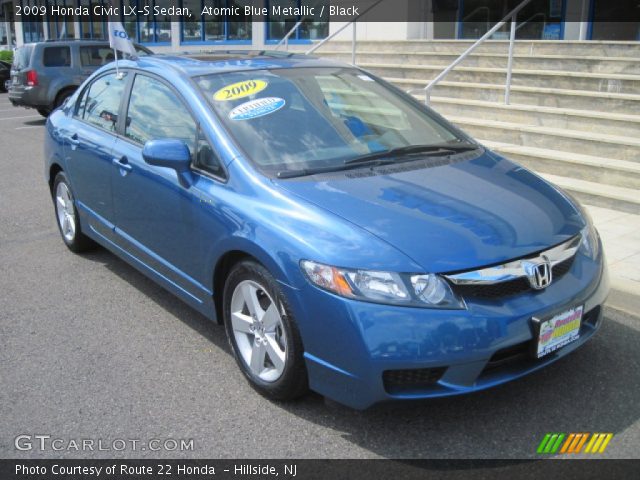 2009 Honda Civic LX-S Sedan in Atomic Blue Metallic